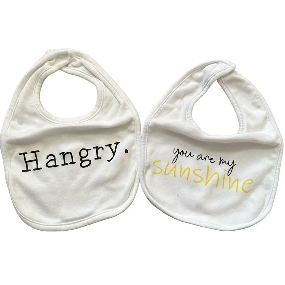 Baby bibs (set of 2)